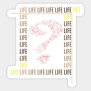 Life Question 2 - Question Mark Sticker